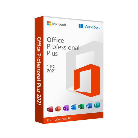 Microsoft Office 2021 Professional Plus 2 PCs For Windows 10 and 11 - Lifetime Activation